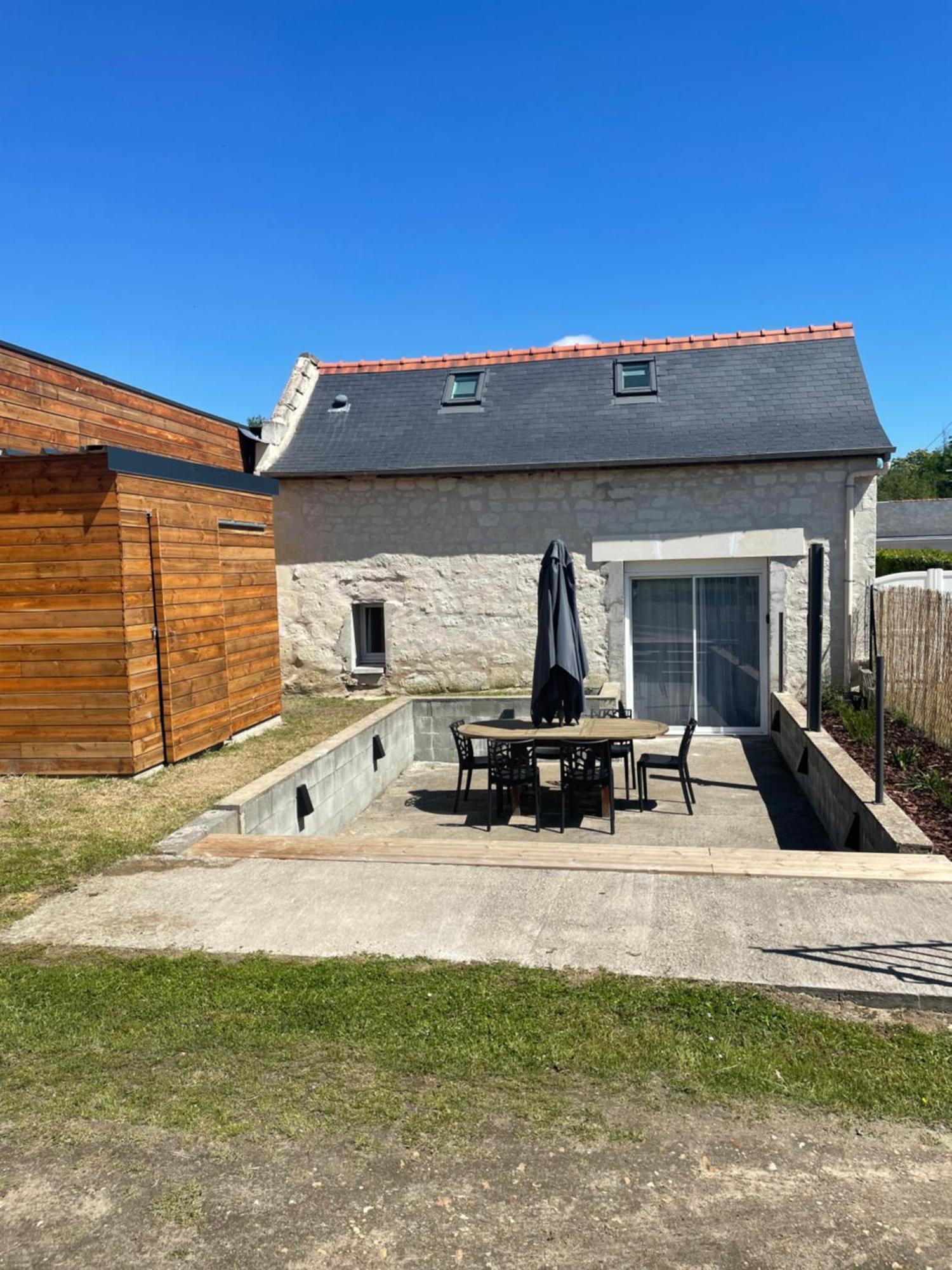 Vila La Halte Des Marais Huismes Exteriér fotografie